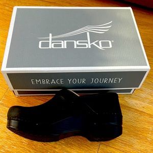 Dansko black narrow pro oiled  clog size 6 or 36